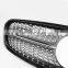 W205 Front grill for Mercedes benz  C class W205 with honeycomb radiator black Gypsophila style 2019+
