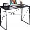 Manufacturer Made Black Wooden Luxury Simple Modern Executive Company Home Office Furniture Computer Laptop Table Desk