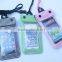 green waterproof plastic bag for cell phone