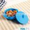 FDA silicone baby bowl with lid silicone baby feeding bowl Microwave safe bowl