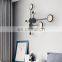 Iron Wall Lamp Modern Sconce Light Fixtures Bedroom Bedside Lights Indoor Aluminum Wall LED Lighting