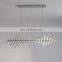 High Quality Modern Custom Irregular Aluminum Acrylic White Black Vintage Big Led Chandelier