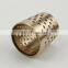 Tehco Wrapped Bronze CuSn8P bushing with rubber band source manufacturer