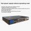 24 poe ports network switch 1000Mpbs transmission poe switch