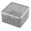 Stainless steel screens for small parts with clip closure MICRO MESH TRAYS Micro Fine Mesh Baskets with Lids