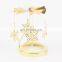 ENO Factory Customize Rotary Candlestick Decoration Mermaid Rotating Rotary Candle Holder Metal Craft Rotation Candlestick