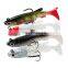 JOHNCOO Bait Fish Lure 12g 15g Jig Soft Body Saltwater Bass Fishing Lures Soft Lead Lure