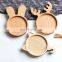 Custom Home Decorative Christmas Serving Tray Kitchen Mulfuntiction Food Dessert Bamboo Elk Plate