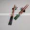 Natural Accept Customized Logo Round Wooden/Bamboo Disposable sushi Chopstick