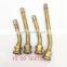 European Style O-Ring Seal Clamp-in Brass Metal Truck Tyre Valve V3-20-2