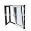 Florida Miami Dade hurricane approved double glazed aluminum tilt and turn window