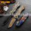 3D printed non-slip jungle survival knife high hardness outdoor folding knife new pocket knife