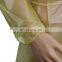 Fluid Resistant Level 2 Disposable Isolation Gown,  PP & PE 40g Lab Gowns With Knitted Cuffs