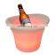 Beer Ice Bucket RGB Color Change Battery Control Drink Barware KTV Bars Wine Champagne Beer Cooler