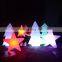 new led Christmas halloween garden lawn /Party solar lights outdoor star led rustic Christmas light for trees  glow in the dark
