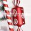 Personalised European Custom 2022 Outdoor House Outside Red White Christmas Candy Decorations