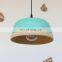 2023 Interior Trend Coiled Bamboo Pendant Lamp Shade Ceiling Light High Quality