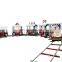 Professional kids amusement park Christmas trains electric train tracks for sale