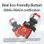 ip65 30mm red high head 20a 1NO 1NC waterproof push button switch self recovery