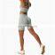 Tik Tok Custom Seamless Gym Clothing For Women Scrunch Booty Yoga Shorts Leggings 2/3/4 PCS Sports Workout Halter Bra Suit Sets