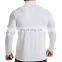 Quick Dry Men's Pockets Running T Shirt Fitness Tight Long Sleeve Sport Gym Top Half Zip Sportswear Training Jogging Shirts