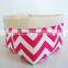 Auqa Blue Chevron Basket Storage Organizer Popular US Market Products