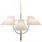 Lamp hotel bedroom bedside home decor contemporary small fabric ceiling chandelier
