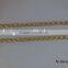 Light Gold Plated Link Curb Aluminum Chain