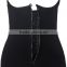 2016 High quality super body slimming waist training butt lifter body shaper vest corset with panty