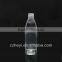 5oz 155ml clear food grade novel plastic square bottle empty for cosmetics