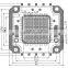 620nm - 630nm red 100W Epistar cob led chip
