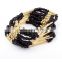 Fashion Trends Gold Costume Jewelry Bohe Seed Beaded Pattern Bracelet