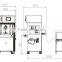 low pressure molding system LPMS low pressure plastic injection molding machine Single station Side type