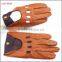 Men's driving leather gloves goatskin handmade leather gloves