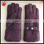 womens fashion buttons and warm double face gloves