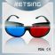 Ananglyph 3d glasses passive 3d eyeglasses red cyan lenses