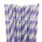 Baby Showers Striped Craft Paper Straw