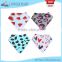 WZ-MS-1915 Embroidered super absorbent bandana baby bibs polyester
