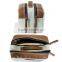 Mens wholesale toiletry kit bags leather wash bag comsmetic bag leather washing bag