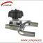 Sanitary Stainless Steel 3 Way Manual Diaphragm Valve