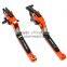 BJ-LS-001A High Precision CNC Billet Aluminum Adjustable Motorcycle Brake Clutch Lever for Kawasaki Z800