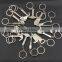 Souvenir metal silver OEM mini axe tool keychain