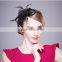 Wedding Feather Sinamay Bridal Party Fascinator