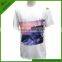 Customized men's sublimation dry fit t-shirt