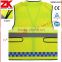 Manufacturer high visibility warning vest with multi pockets