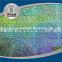 Holographic transparent holographic lamination film and transfer printing foil