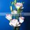 Hot selling long stem fresh cut pink eustoma flowers grandiflorum flowers