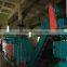 Large continuous mesh belt heat treating furnace