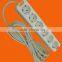 European style 6 way extension power strip with earth (E5006E)