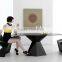 colorful fiberglass irregular s chair
